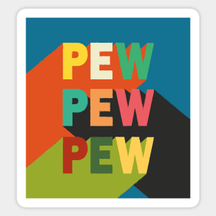 Pew Wars Sticker